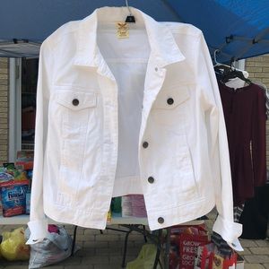 White Jean Jacket